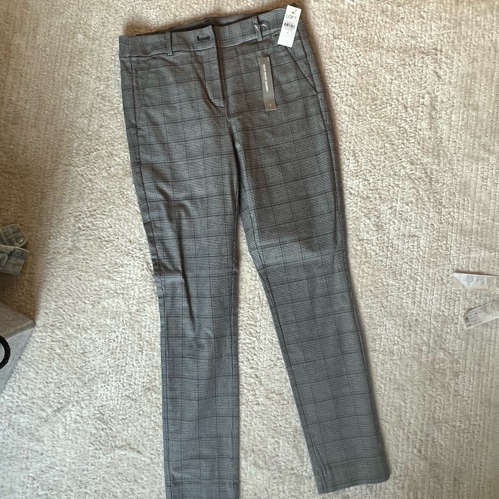 Men's Gray Checkered Pants